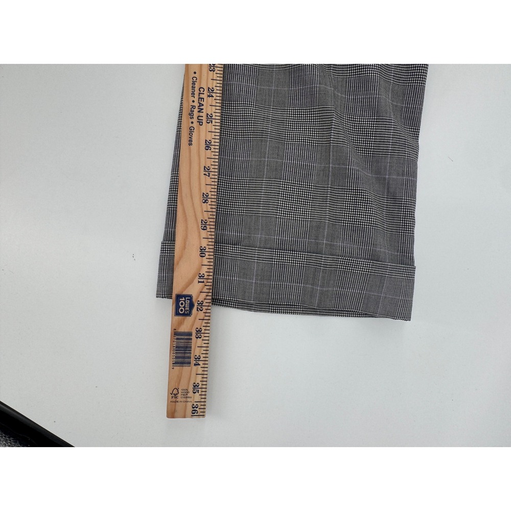 Brooks Brothers 346 Womens Dress Pants Size 12 Caroline Fit Plaid Wool Blend - Picture 9 of 14